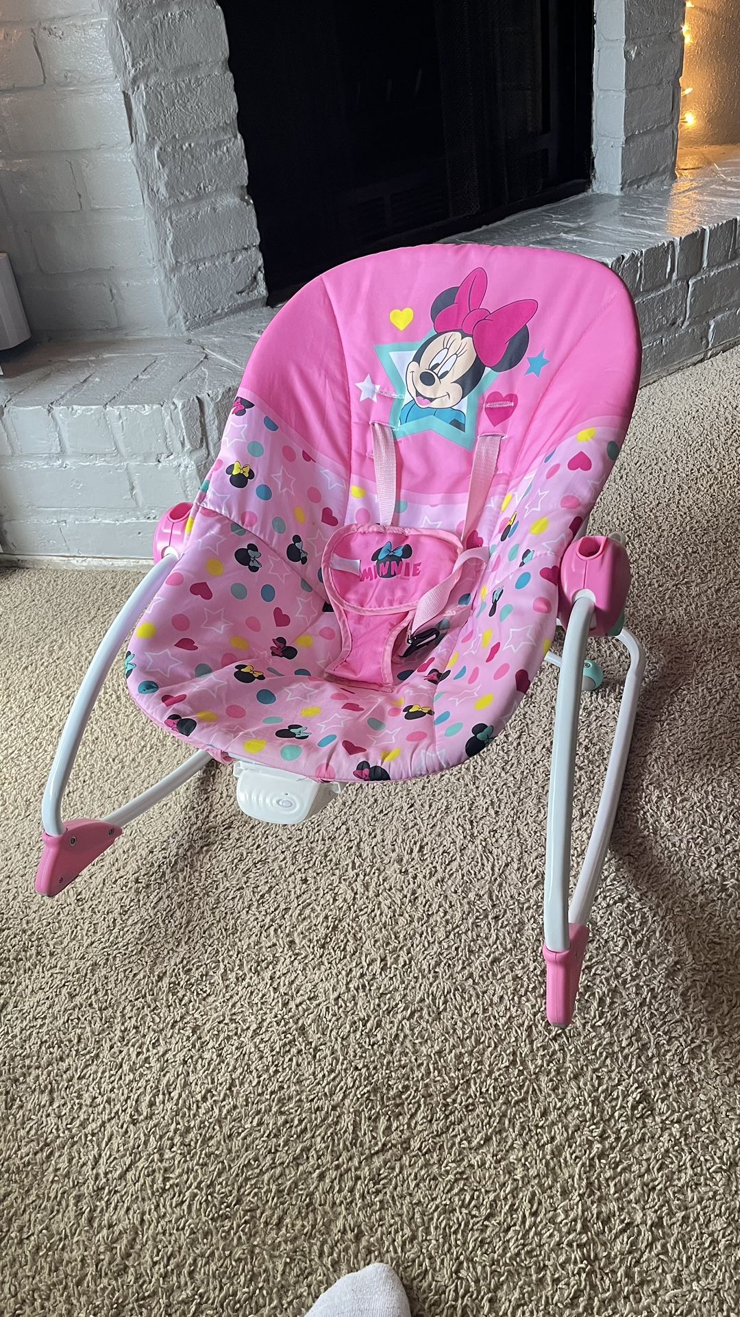Baby Minnie Mouse Stars Smiles Infant to Toddler Rocker for Sale in Houston TX OfferUp