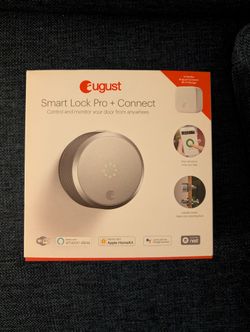 August Smart Lock With Connect Wifi Bridge