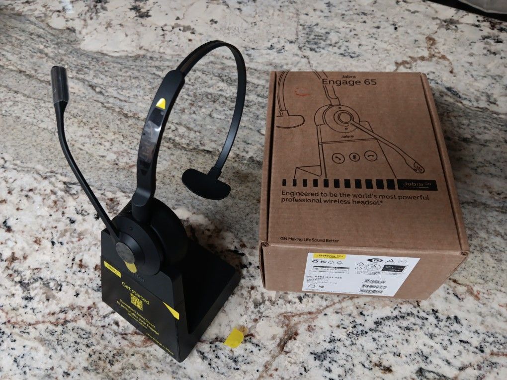 Jabra Engage 65 Headset Brand New In Box $65 Very Firm New