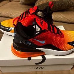 Air max 270 sunset red men’s size 9