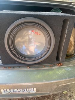 Alpine Subwoofer in Ported Enclosure Box