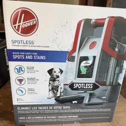 Hoover Spotless Portable Carpet + Upholstery Spot Cleaner Machine, Lightweight Shampooer Machine,