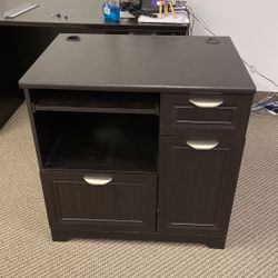 Small Black Desk 