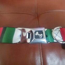 BRAND NEW ADORABLE BUCKLE DOWN SEATBELT DOG COLLAR SIZE SMALL