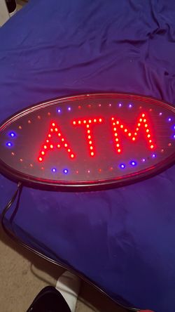 ATM sign
