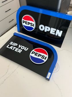 Titan Welcome Kit Pepsi Open Store LED Hour Sign Specials