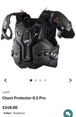 Leatt Chest Protector 6.5 Pro Graphene