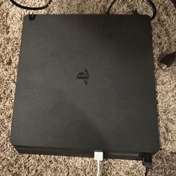 PS4 Slim 1TB Bundle (Cables and Chargers Included)