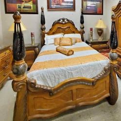Queen Size Bedroom Set ( Deliver Available ) 