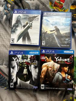 PlayStation 4 games see description