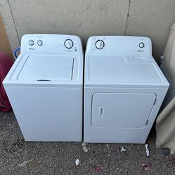 Amana Electric Set Washer & Dryer