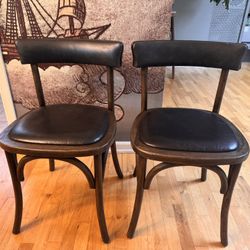 Pair of Thonet Style Dining Chairs