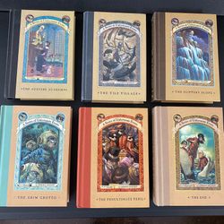 Lot (6) ‘LEMONY SNICKET’ Books- Like New!