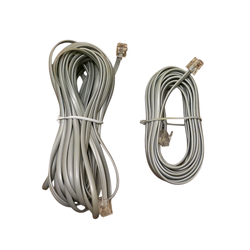 Telephone Cables Phone Extension Cords 25ft/6ft Telephone Cords for Landline Phones