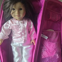 American Girl Doll Truly Me #30 RETIRED Doll With Accessories, Clothing, Toys, Shoes, And Carry Case.