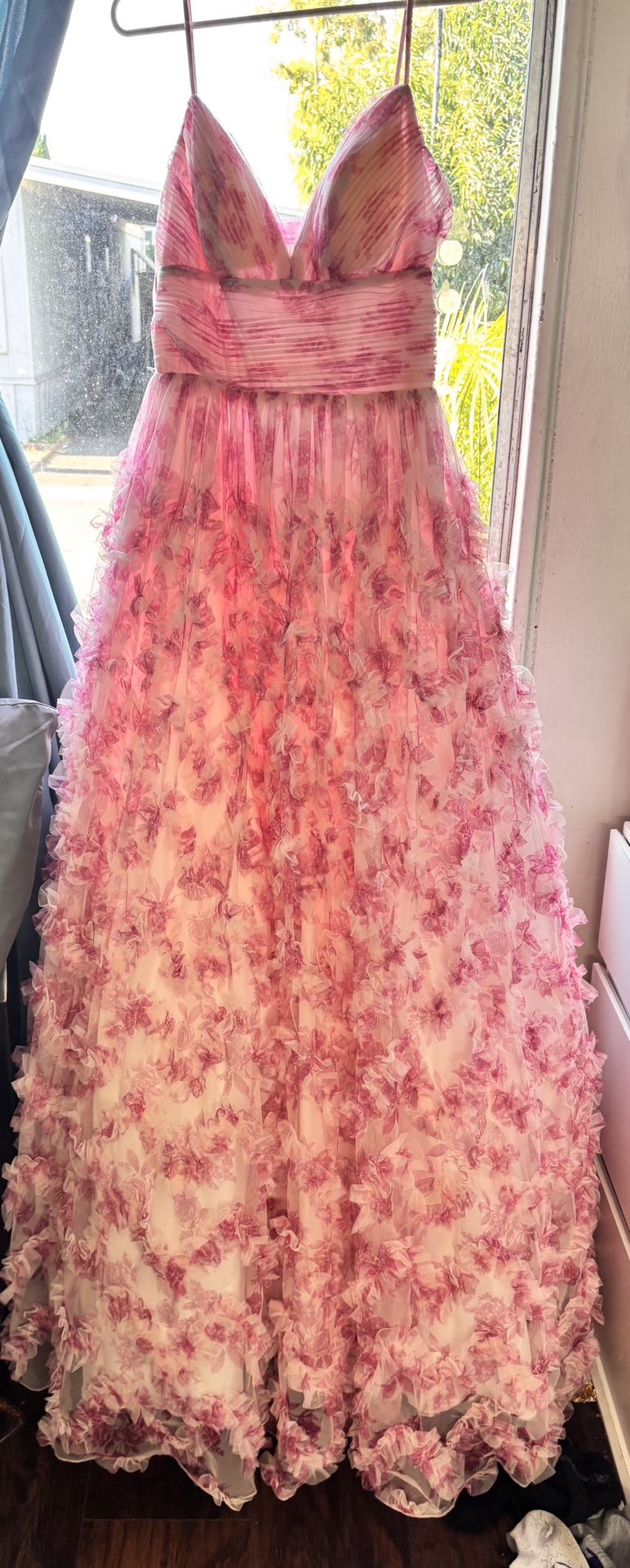 Pink Floral Dress
