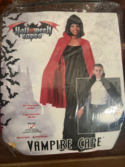 Red Cape - 45” (115cm) Cape With Collar