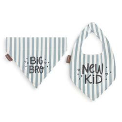 Bib & Bandana Set Small Size: Bib: 7"w x 8"long, Bandana: 10"w x 8.5"long