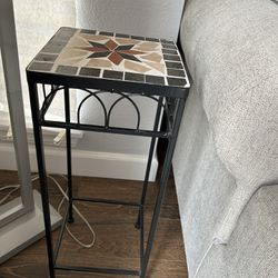 Iron End Table 