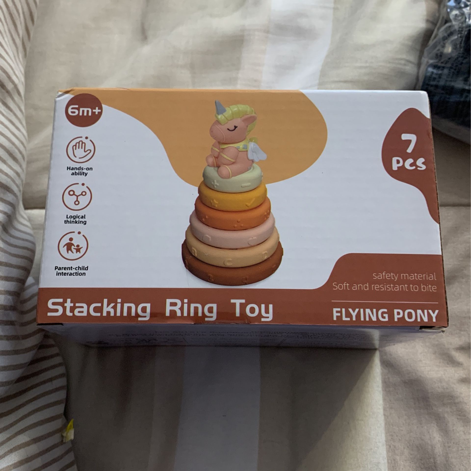 Baby Stacking Ring Toy Flying Pony