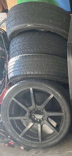 Rims And Tires Size 24 READ DESCRIPTION