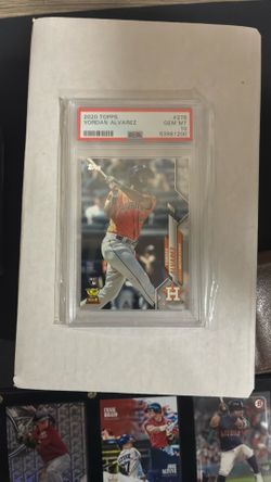 2020 Topps Yordan Alvarez Rookie Card PSA 10