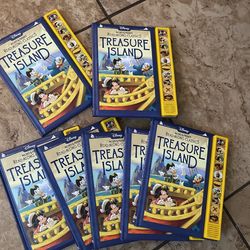 Disney Treasure Island Read Along Books
