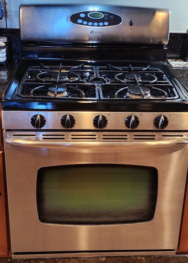 Maytag 5 Burner Gas Range Stove Oven $385 OBO