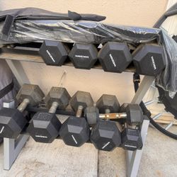 Dumbells With Rack