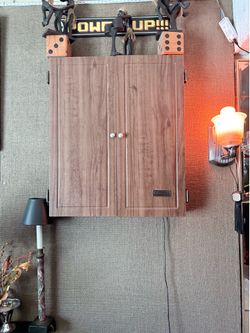 Darts game with cover board