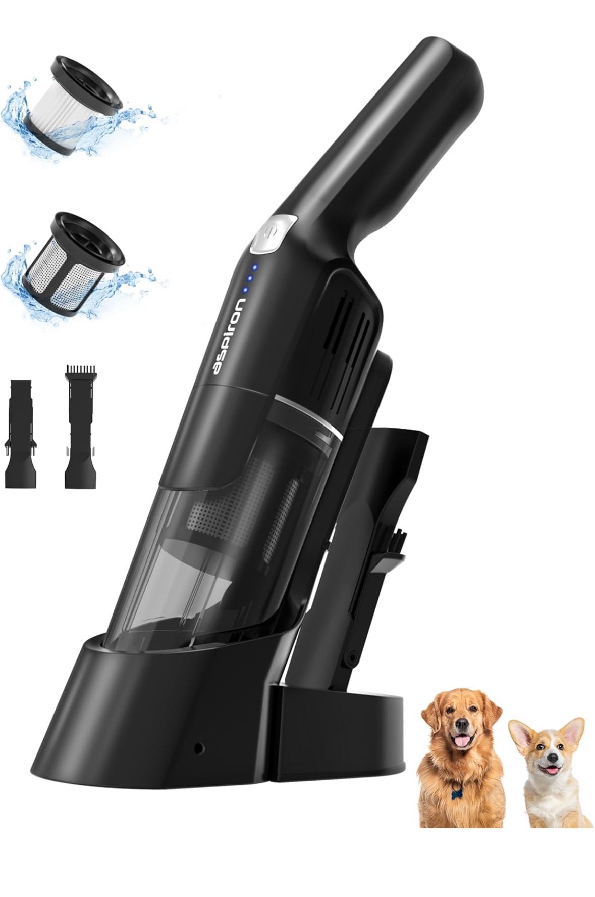 Aspirin Hand Held Vacuum Powerful Rechargeable Pet Home
