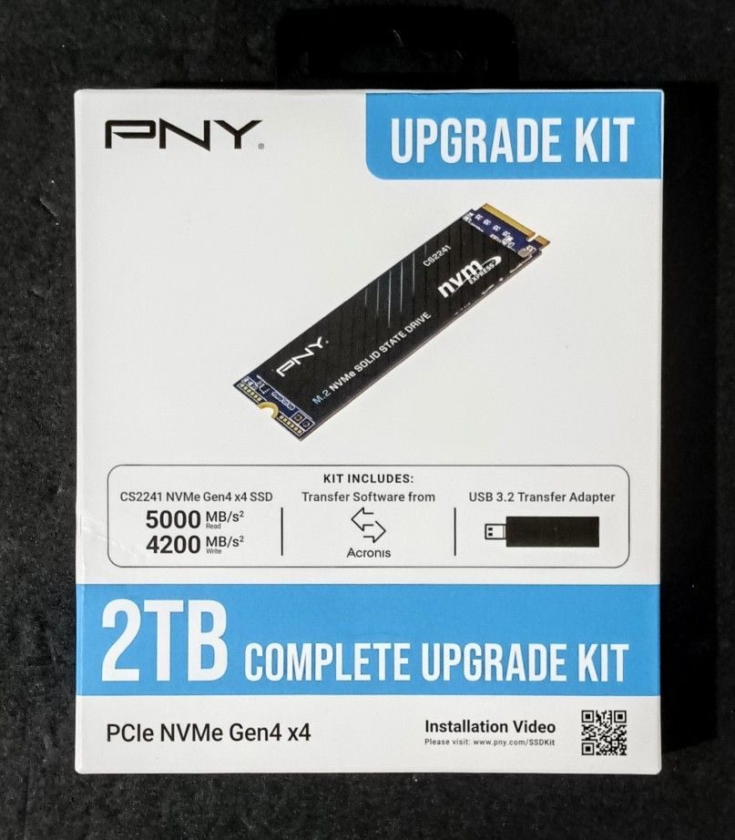 PNY 2TB CS2241 PCIe 4.0 M.2 Internal SSD (Brand New)