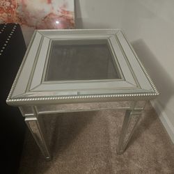 Mirrored End Tables – Set of 2