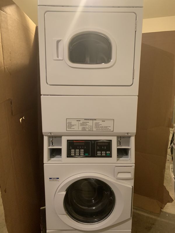 Speed Queen coin operated stack Washer and dryer for Sale in Durham, NC