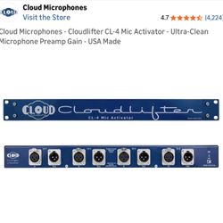 Cloud Microphones - Cloudlifter CL-4 Mic Activator - Ultra-Clean Microphone Preamp Gain - USA Made