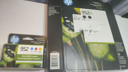 HP 952/952XL combo pack ink cartridges 2 black & 1 color pack