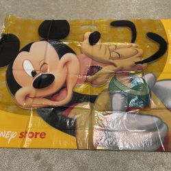Huge Disney Plastic Bag - 33”x 24” - Mickey Mouse Goofy