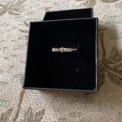 Silver Plated Bow Tie Ring