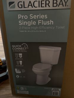 Toilet bottom (toilet tank not included)