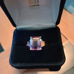 18K Gold Ametrine Ring