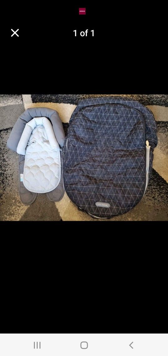 Infant Car Seat Cover With Head Supports