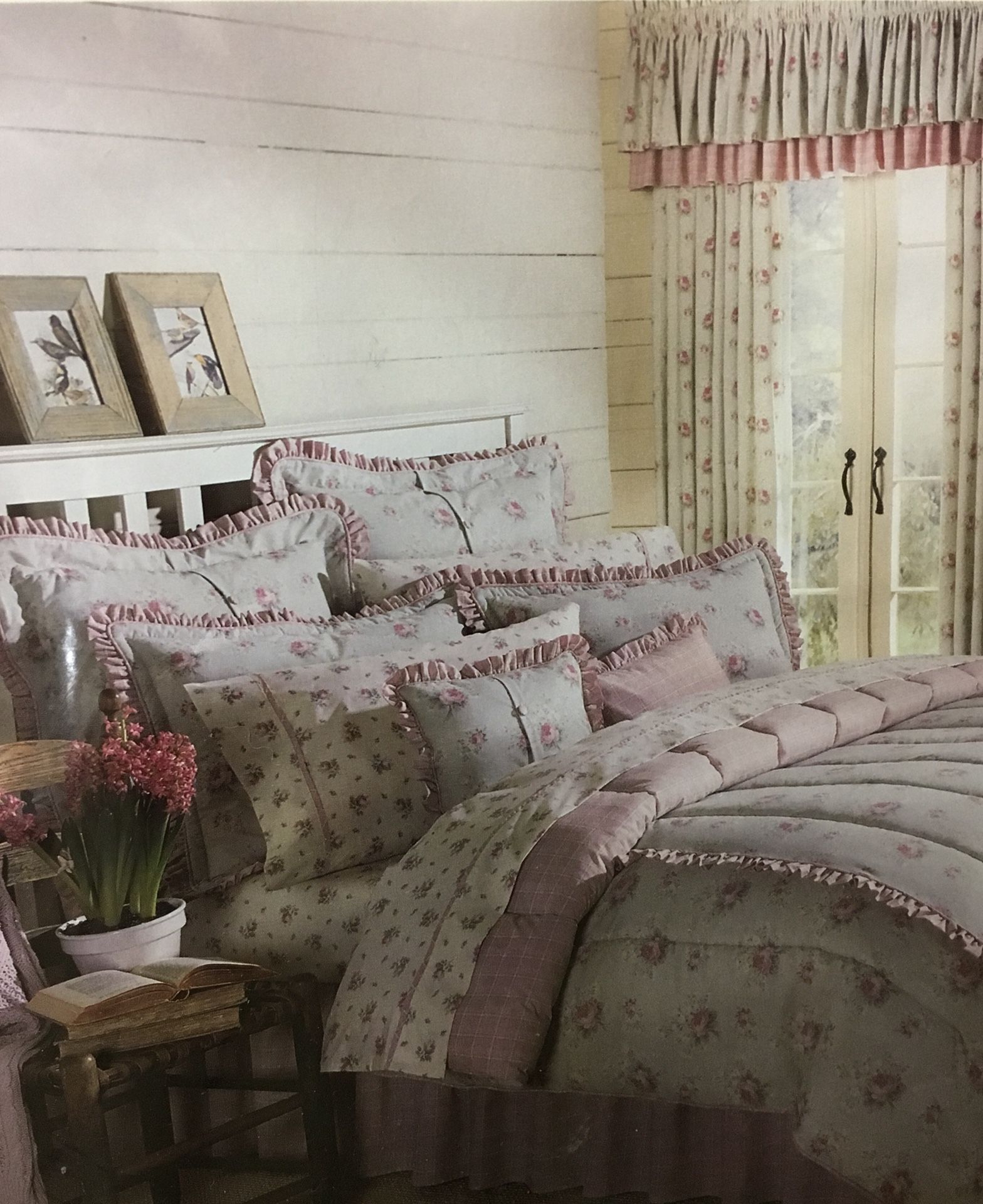 Laura Ashley queen bedding set-rosemoor