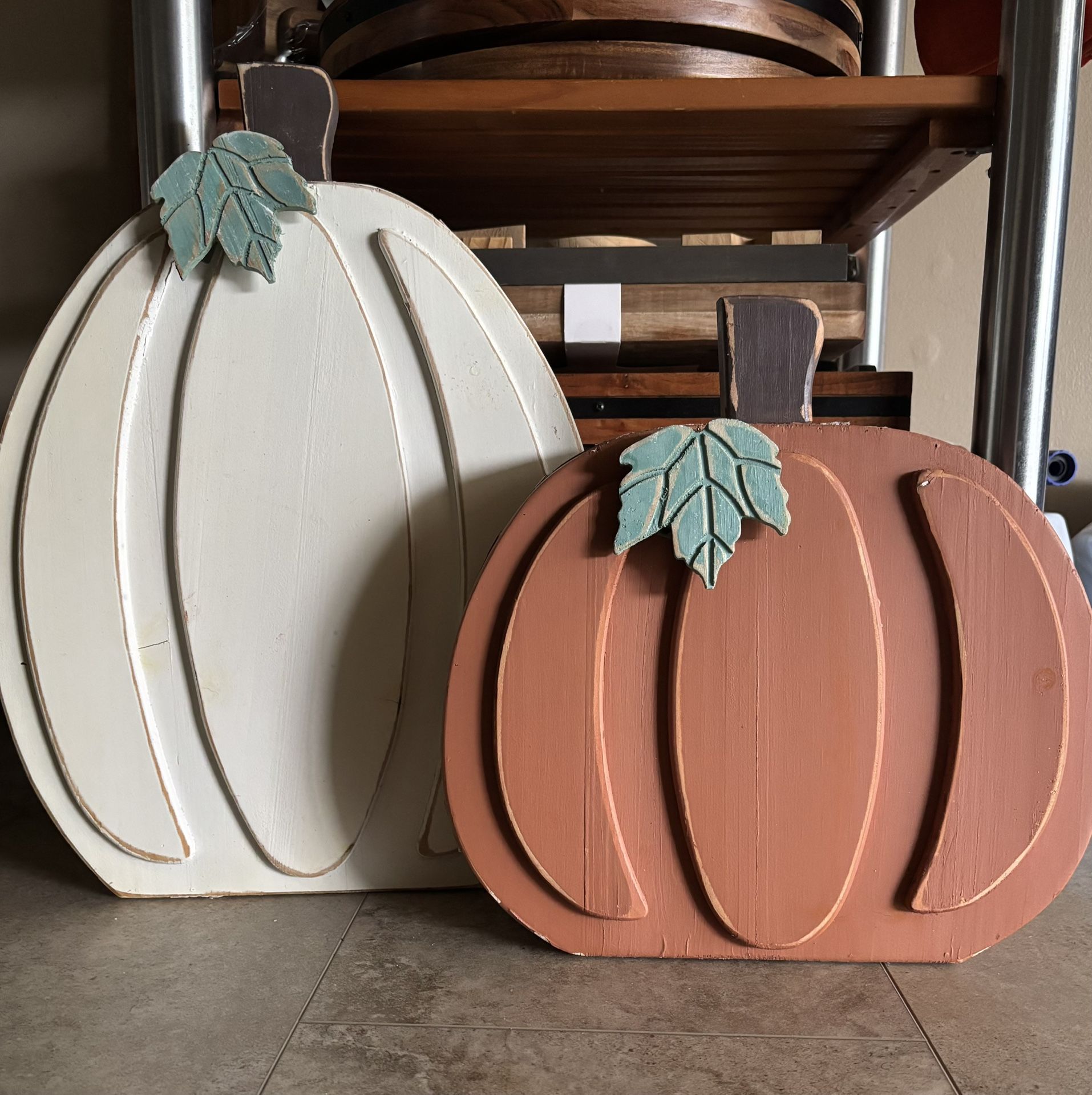 Kirklands Wooden Pumpkins π