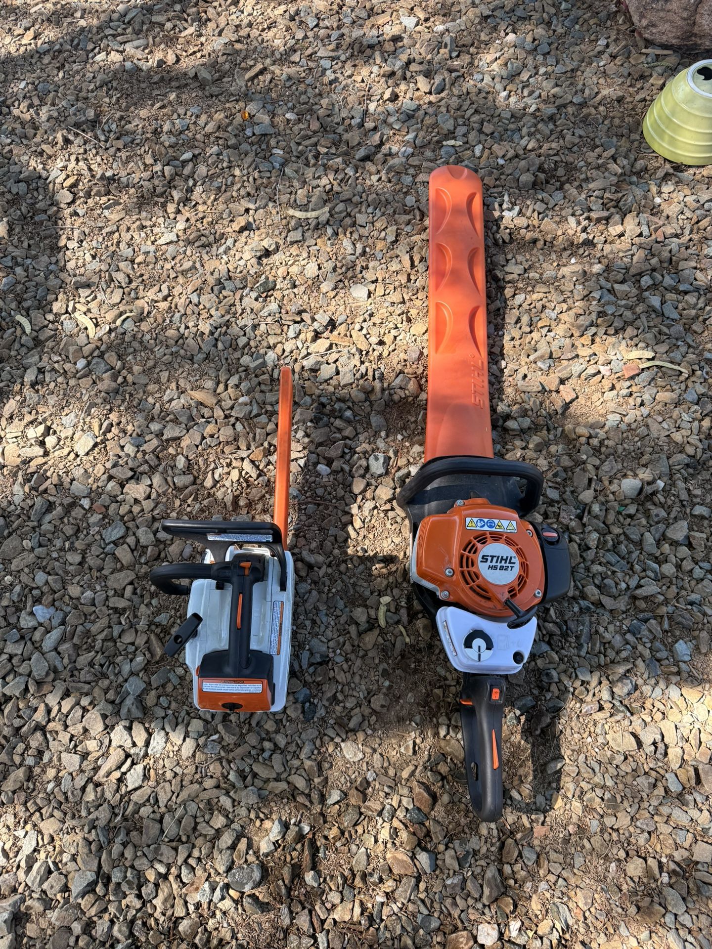Stihl Trimmer And Chainsaw