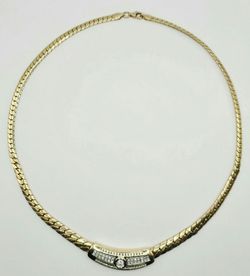 Vintage Solid Gold 585 (14K),21.4 grams  Necklace 17"