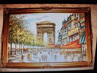 Arc de Triomphe Oil Painting