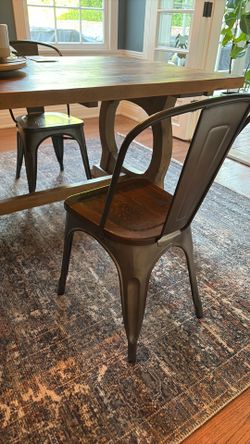 4 Stackable Dining Chairs - Table Not For Sale