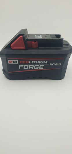 Milwaukee forge M18 18 volt XC8.0Ah Red lithium-ion battery