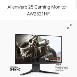 Alienware 25inch Gaming Monitor