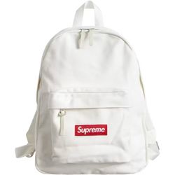 Supreme Canvas White Backpack